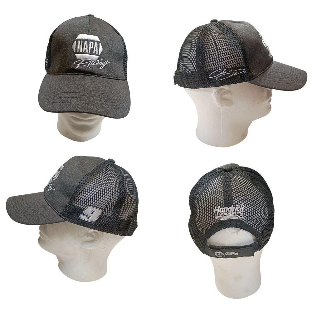 NAPA Racing #9 Elliott Nascar Hat Spell Out #9 Hendrick Logo Baseball Dad Cap